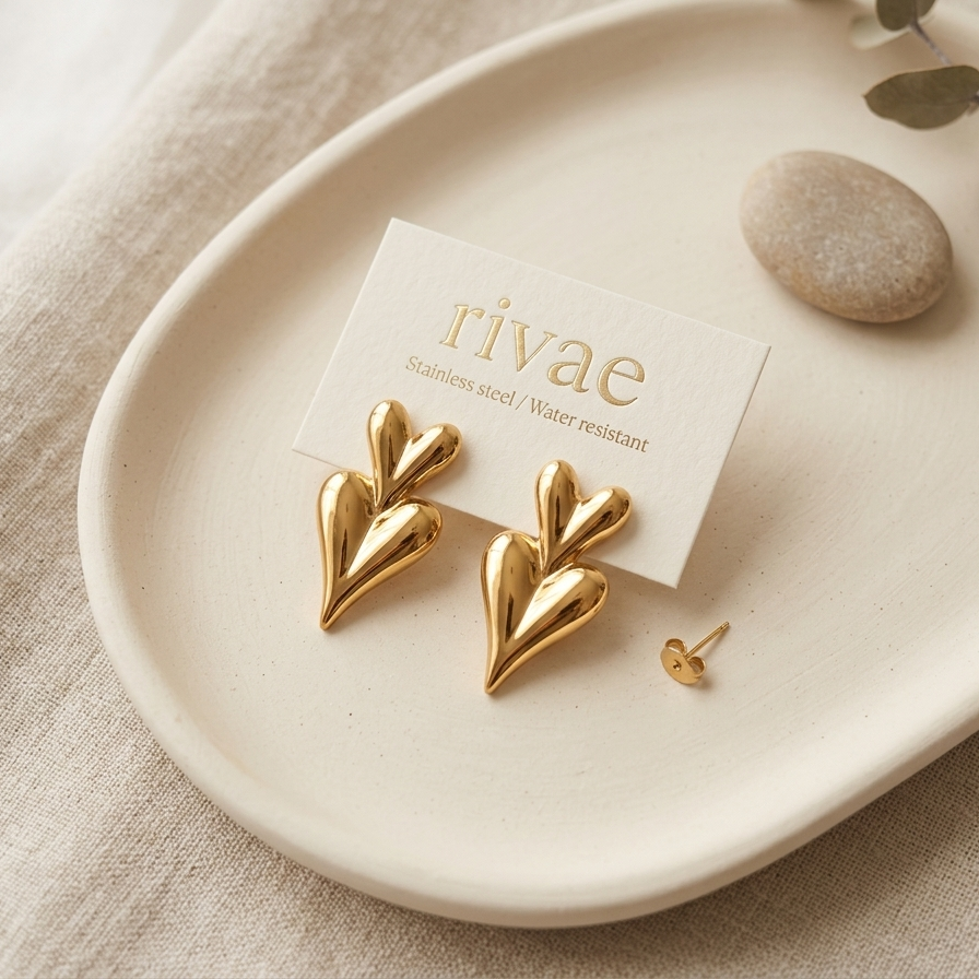 Heart Studs