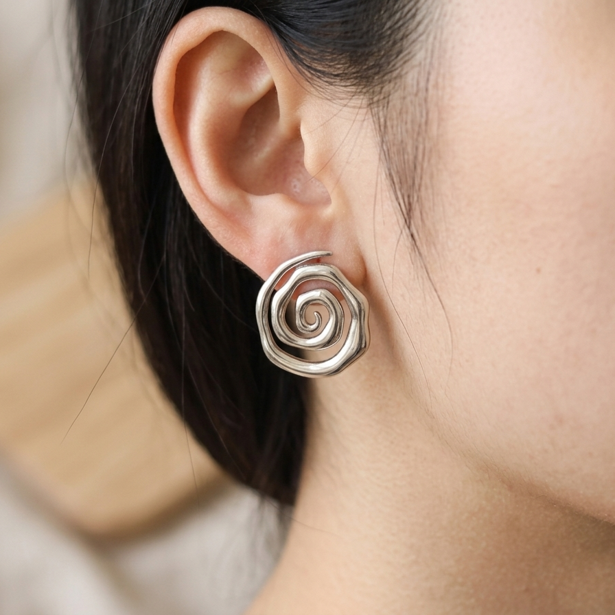 Zen Studs (Silver)